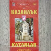 Нова карта Казанлък - Регионална карта, тракийска гробница от 2004 г., снимка 1 - Други - 37938827