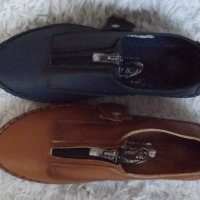 Обувки, естествена кожа, с цип, код 74/ББ1/50, снимка 6 - Дамски ежедневни обувки - 36758805