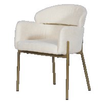 Кресло трапезен стол/бар стол кресло цвят бежев/крем-дамаска и крака в злато с доставка до 2 дни, снимка 2 - Столове - 40587256