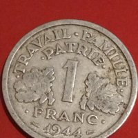 Три стари редки монети франкове Франция за КОЛЕКЦИОНЕРИ 30227, снимка 3 - Нумизматика и бонистика - 44287812
