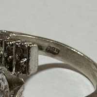 Дамски сребърен пръстен 925, 6,94гр, снимка 6 - Пръстени - 44555187
