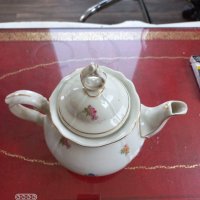 Български порцеланов чайник!, снимка 4 - Антикварни и старинни предмети - 36909777