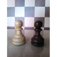 Дървени шахматни фигури Оригинални. Изработка - индийски палисандър. Дизайн Стаунтон 6, утежнени в о, снимка 6 - Шах и табла - 37591994