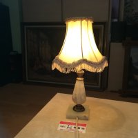 мраморна лампа 35х20см внос франция 1502212107, снимка 6 - Колекции - 31828499
