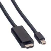 Кабел Mini DisplayPort - HDMI 2м, 4K Черен Digital One SP01260 Mini DP M към HDMI M, снимка 3 - Кабели и адаптери - 31446508