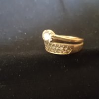 дамски златен пръстен , снимка 3 - Пръстени - 36689279