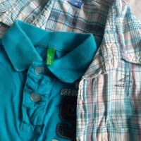 Тениска ризка и блузка с дълъг ръкав, снимка 2 - Детски Блузи и туники - 30066582