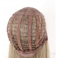 Дълга руса перука на вълни с бретон Беатрис, снимка 9 - Аксесоари за коса - 30918193