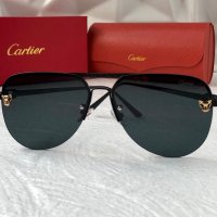 Cartier 2023 мъжки слънчеви очила авиатор унисекс дамски слънчеви очила , снимка 3 - Слънчеви и диоптрични очила - 42756966