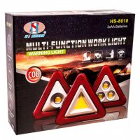 Електронен LED авариен триъгълник- лампа 5в1 мултифункционален HS-8017, снимка 5 - Аксесоари и консумативи - 38352776