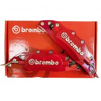 метални капаци за спирани апарати Brembo Брембо комплект 2 броя червени, снимка 1 - Аксесоари и консумативи - 35466395