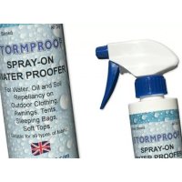 Импрегниращ спрей - отблъсква вода SB Stormsure Stormproof DWR Spray, снимка 3 - Такъми - 44337501