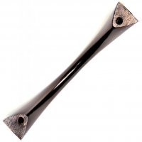 Мебелна метална дръжка с релефна фронтална част, П-образна, кат.№ 10243 , снимка 3 - Други - 31659565