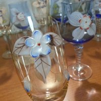 Стъклени чаши за вино Бохемия , снимка 7 - Антикварни и старинни предмети - 44343746