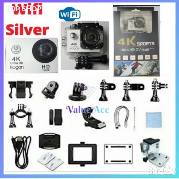 4k WiFi  Екшън Камера V88R®, снимка 1