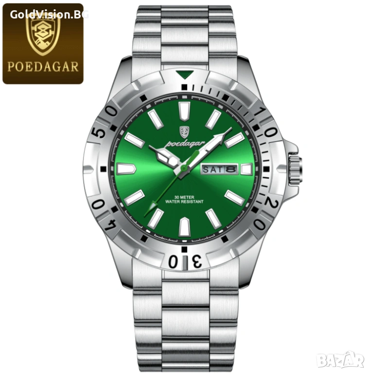 Мъжки часовник – POEDAGAR 959 + ПОДАРЪК, снимка 1
