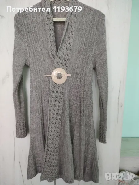 Жилетка плетиво дълга 9 лв, снимка 1