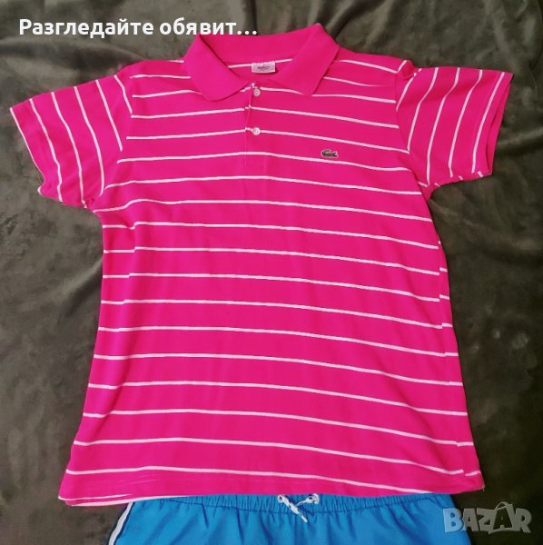 ✔ Мъжка тениска Lacoste S - M 100% оригинал - ТОП ❗🔥✅, снимка 1