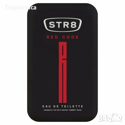 STR8 Red Code Sarantis EDT тоалетна вода за мъже 50 мл Оригинален продукт, снимка 1