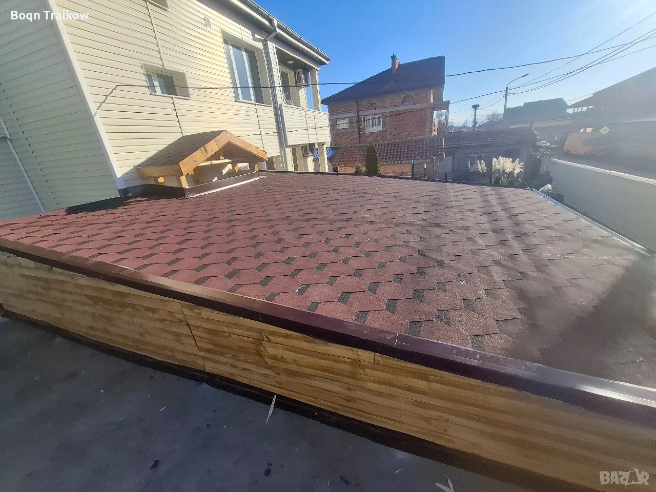 завършен навес във град Раковски , снимка 1