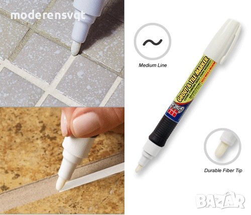 Маркер за избелване на фуги Grout Pen, снимка 1
