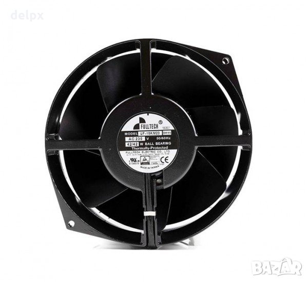 Вентилатор FullTech, метален, аксиален, лагер, 220V, 2P, 0,25A, Ф150х55mm, 330m3/h, снимка 1
