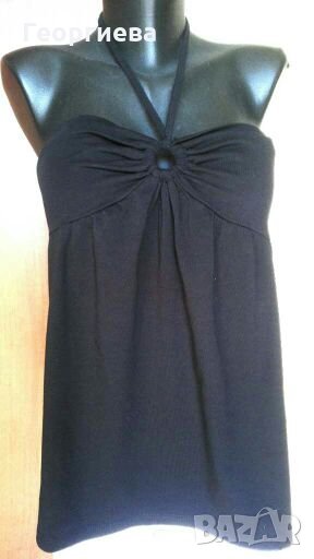 Нов черен потник с гол гръб🍀❤ 42-44р-р🍀❤ арт.478, снимка 1