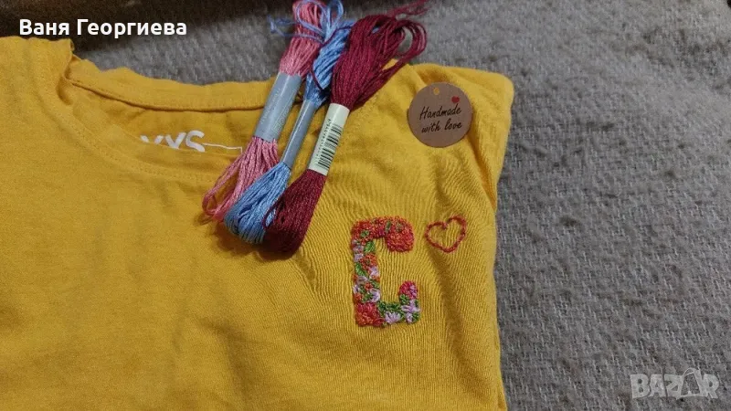 Персонализирани бродерии на име или буква, снимка 1