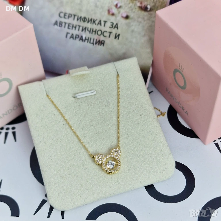 Колие Мики ✨ медицинска стомана с позлата , снимка 1