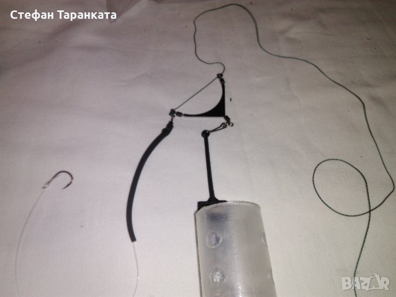 424 напълно готов монтаж на 15 грамова фидер  хранилка, снимка 1