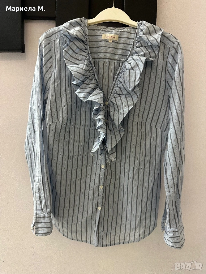 Памучна риза, S, отлична, снимка 1