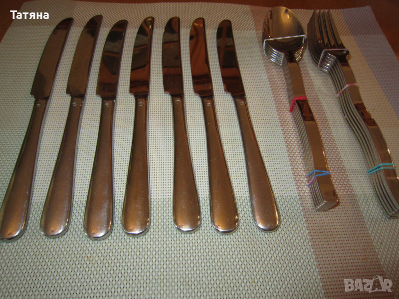   ПРИБОРИ ЗА ХРАНЕНЕ - HERDMAR-;и прибори  -ЧЕХИЯ;сребна лъжичка -седеф;, снимка 1