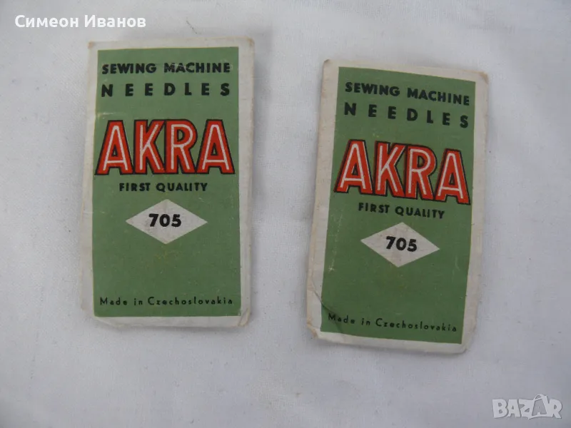 Стари игли за шевна машина AKRA #1857, снимка 1