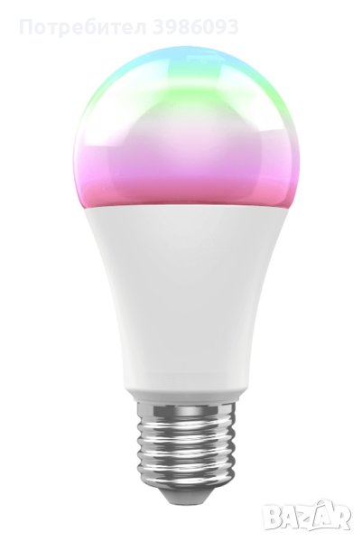 Смарт крушка Woox - R9074 - WiFi Smart E27 LED Bulb RGB+White, 10W/60W, 806lm, снимка 1