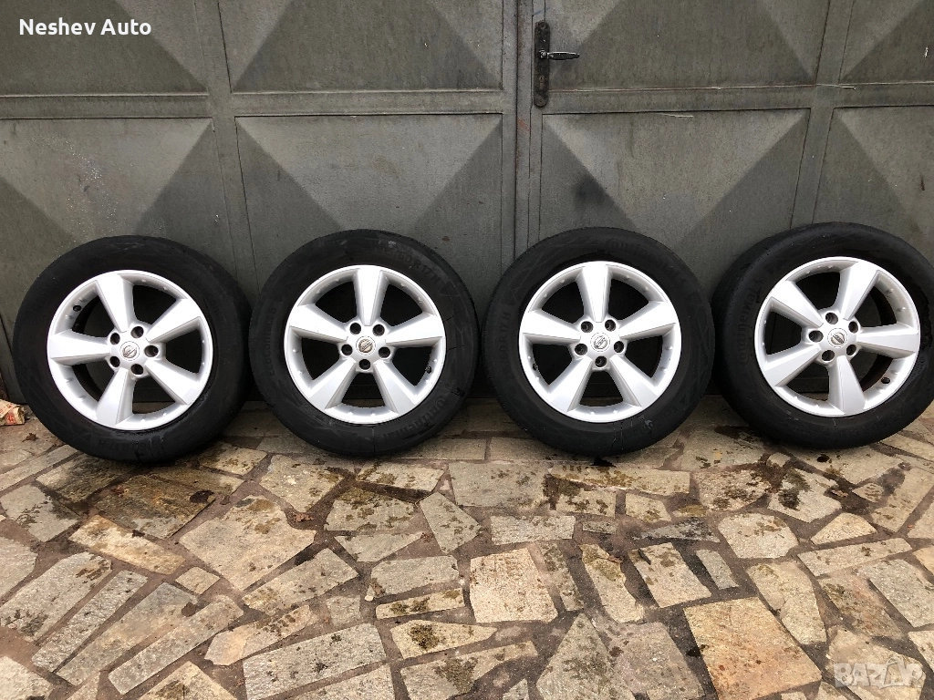 4бр. Алуминиеви джанти от Nissan Qashqai 17 цола., снимка 1