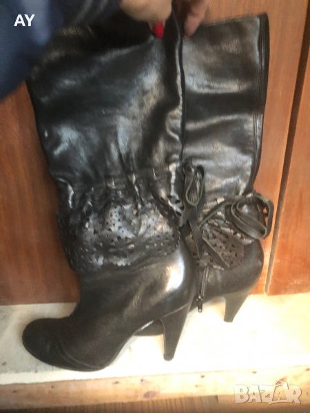 Дамски ботуши естествена кожа, снимка 1