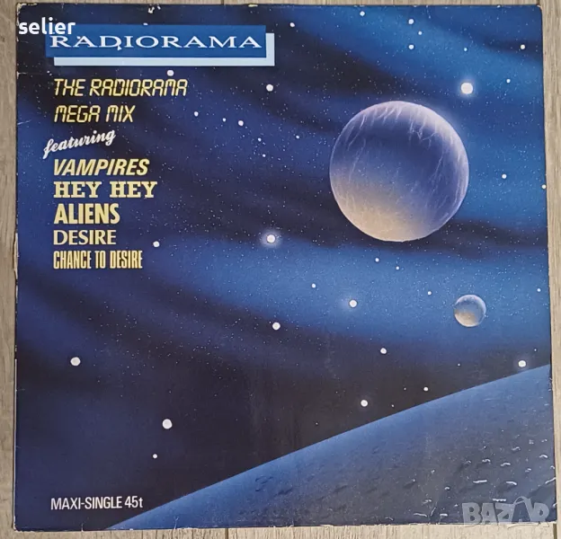 Radiorama ‎– The Radiorama Mega Mix Maxi Single 12 Издание 1987г Стил:ITALO-DISCO,ELECTRONIC Състоян, снимка 1