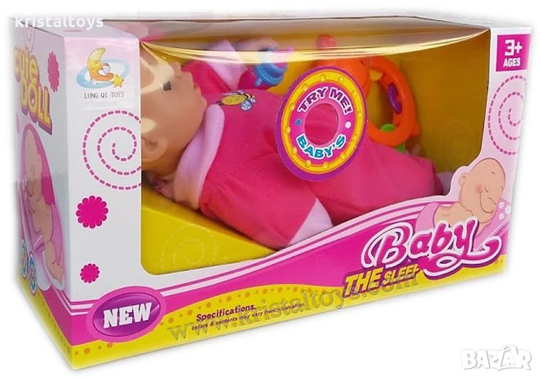 Кукла Спящо бебе с аксесоари The Sleep Baby, снимка 1