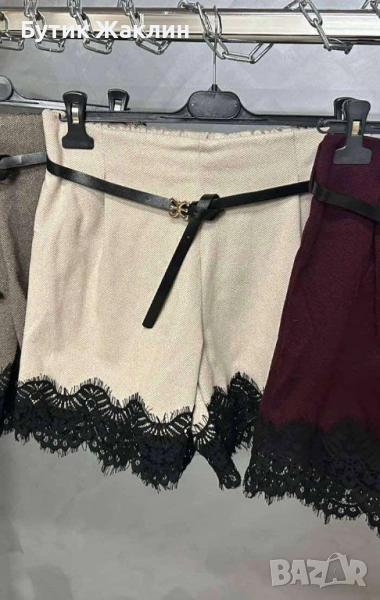 Дамски панталони с дантела , снимка 1