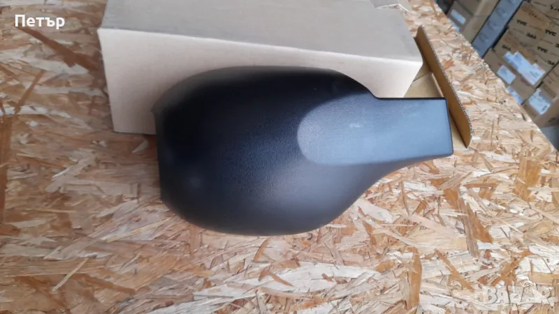 Чисто нова капачка за външно огледало Renault Twingo II (2007–2011) – лява, черна, снимка 1