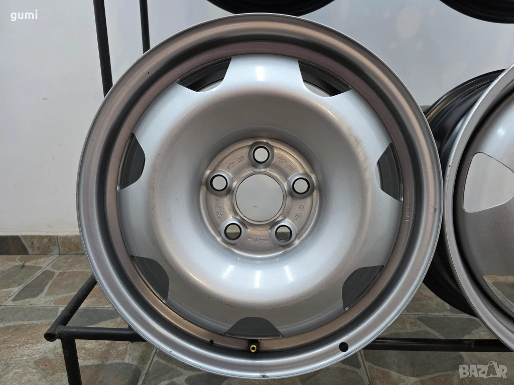 4бр 17ски джанти за VW 5х120мм A170707, снимка 1