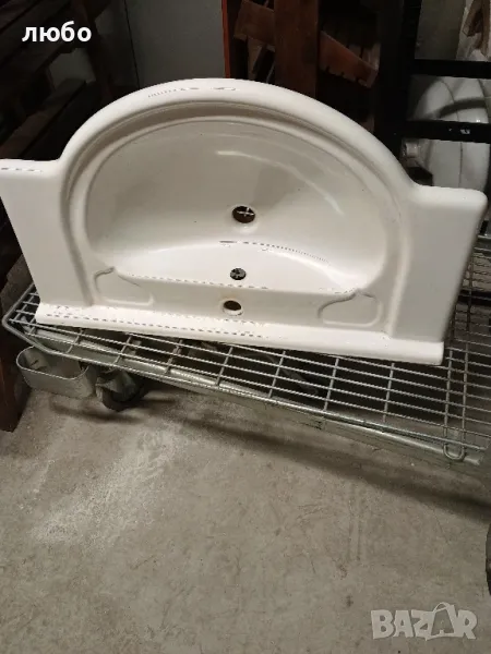 Мивка за баня бяла, снимка 1