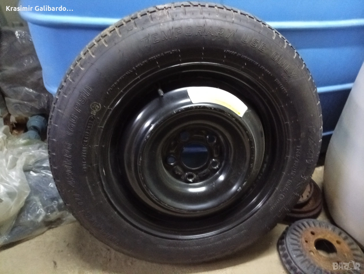 Резервна гума ( Патерица ) за Нисан Кашкай, Роуг, Жук и( 2014-...)др., снимка 1