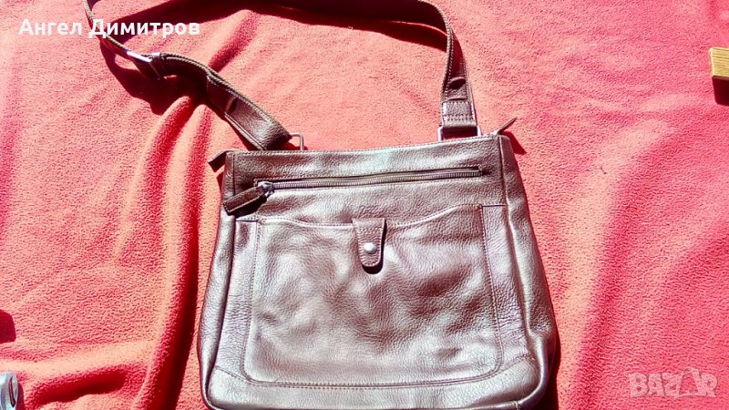 Зипо оригинална чанта естествена кожа , снимка 1