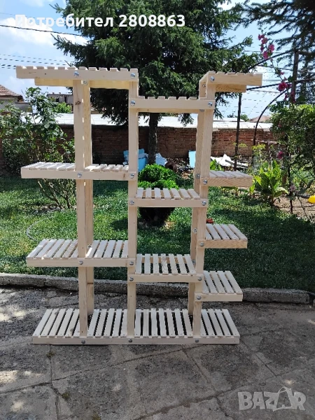 Цветарник от дърво , снимка 1