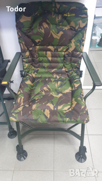 Шаранджийски Стол/Шезлонг Carp Focus , снимка 1