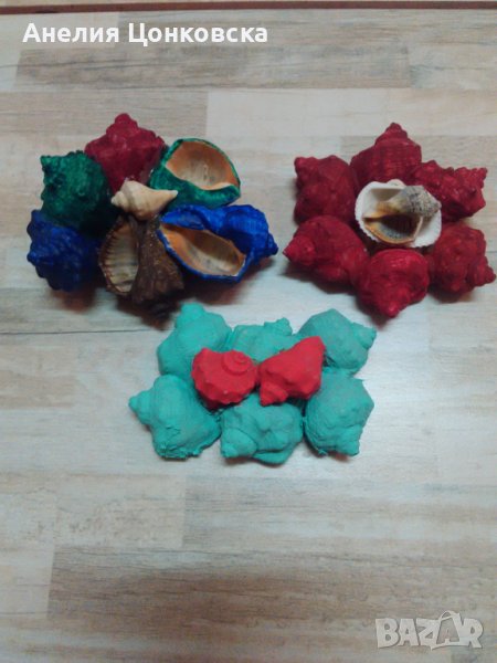 Цветни сувенири от рапани, снимка 1