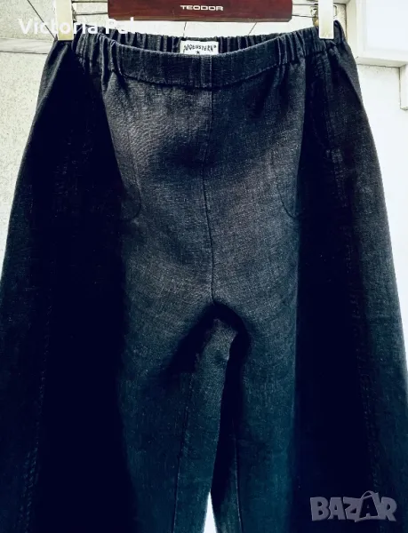 AUGENSTERN натур мода  панталон от груб лен, снимка 1