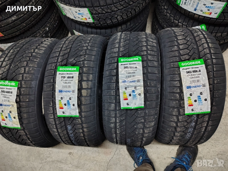 4бр.НОВИ зимни гуми GOODRIDE 245 40 18 DOT25 цена за брой, снимка 1