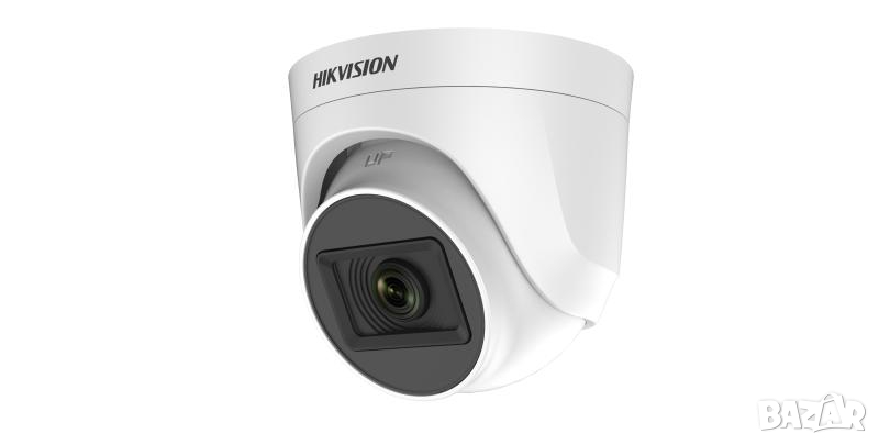 4в1 Hikvision DS-2CE76H0T-ITPF2C 5MPx Водоустойчива Камера 2560×1944 IR 20М EXIR 2.0 Нощно Виждане, снимка 1